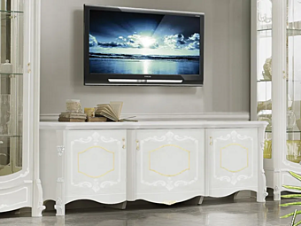 Wooden TV cabinet with doors CASA +39 GIULIETTA 3608