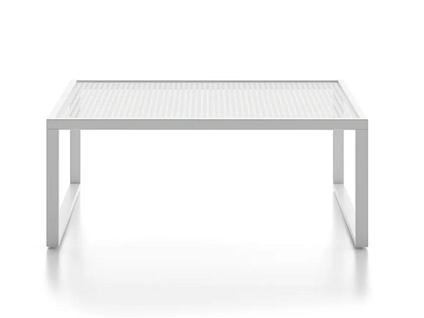 Rectangular Low Aluminium Garden Side Table Atmosphera Qubik QU.TC. factory ATMOSPHERA from Italy. Foto №6