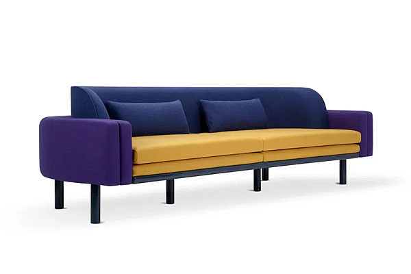 Three-seater fabric sofa Mercury Adrenalina IMB1054261 factory ADRENALINA from Italy. Foto №3