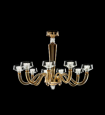 Chandelier Barovier&Toso Rosati 5716/09