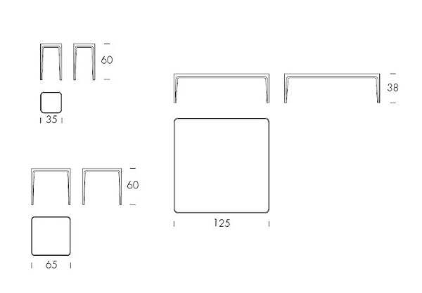 Coffee table TONIN CASA FIDELIO 8129 factory TONIN CASA from Italy. Foto №5