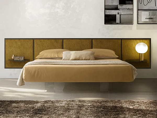 Upholstered fabric boiserie system Scacco A1 Duomo Design factory Duomo Design from Italy. Foto №1