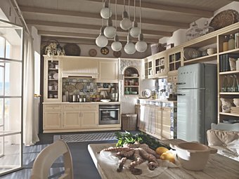 Wooden kitchen Provenza Lipari Martini Interiors Wooden kitchen Provenza Lipari Martini Interiors factory MARTINI INTERIORS from Italy