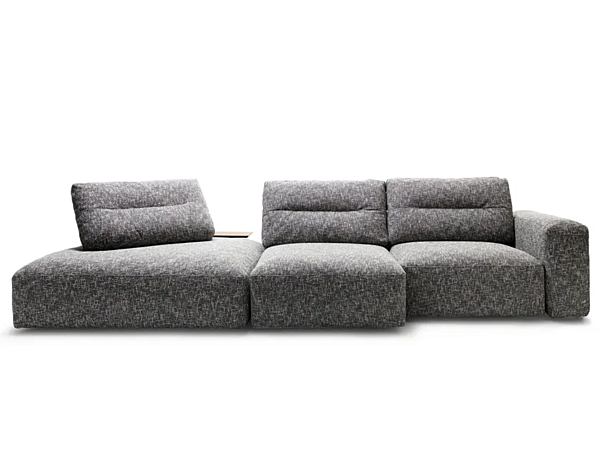 Sectional fabric sofa My Taos Saba factory SABA from Italy. Foto №10