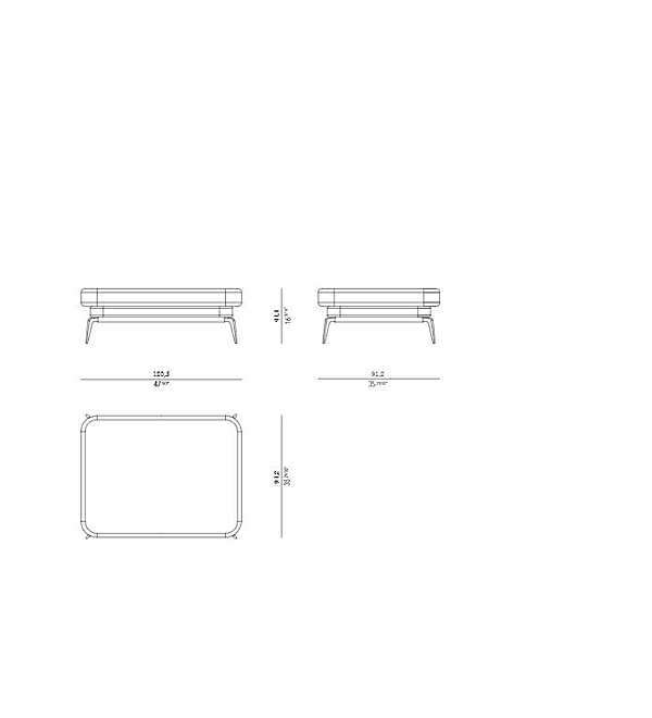 Poof ROSSATO RHC-05 factory ROSSATO from Italy. Foto №2
