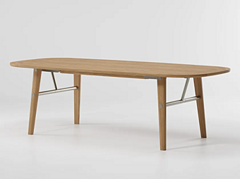 Folding Teak Garden Table KETTAL Lipari KSB201000, KSB201100