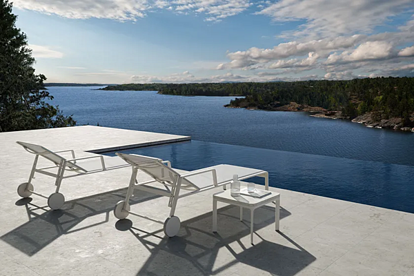 Fabric Recliner Sun Lounger KETTAL Park Life factory KETTAL from Italy. Foto №6