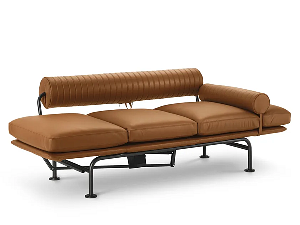 Leather Chaise Longue Day Bed Up Down i 4 Mariani factory i 4 Mariani from Italy. Foto №3