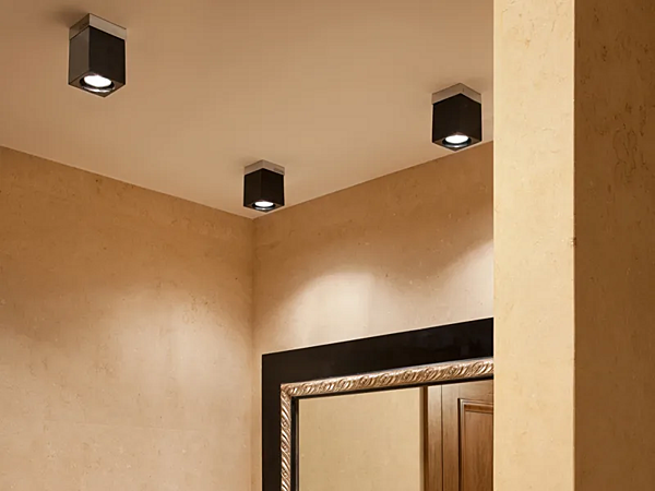 Ceiling Crystal Spotlight Fabbian Cubetto factory Fabbian from Italy. Foto №7