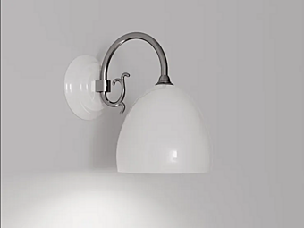 Porcelain wall lamp with fixed arm Park Avenue Polaris PKLUXPOLARIS