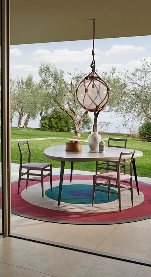 Garden table with multi-layer wood top CASSINA Mexique Outdoor factory CASSINA from Italy. Foto №18
