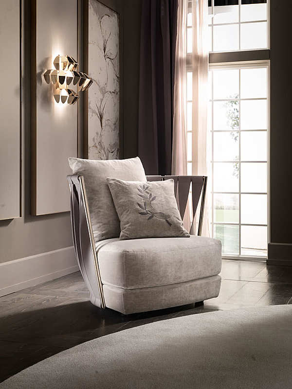 Armchair CANTORI TWIST 1862.6500 factory CANTORI from Italy. Foto №4