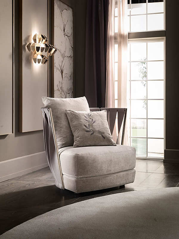 Armchair CANTORI TWIST 1862.6500 factory CANTORI from Italy. Foto №3