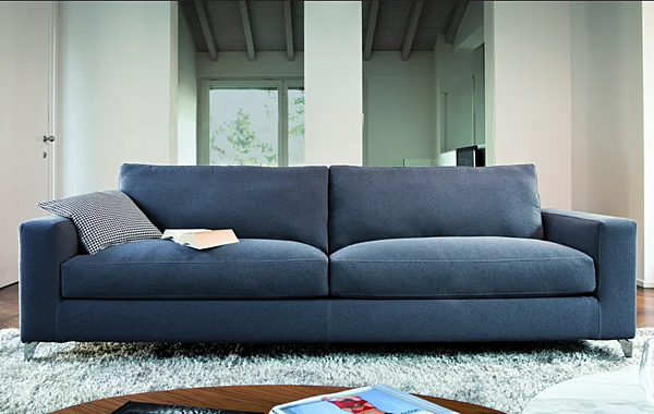 Sectional sofa in fabric or leather VIBIEFFE 920 Zone Comfort factory VIBIEFFE from Italy. Foto №6