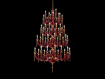 Chandelier with Swarovski crystals Julienne L45 Euroluce Lampadari factory EUROLUCE LAMPADARi from Italy
