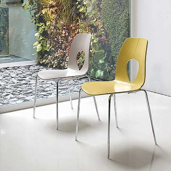 Chair TONIN CASA HOLE WOOD - 7227 factory TONIN CASA from Italy. Foto №7