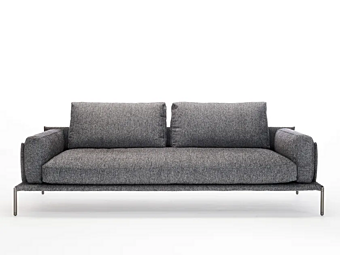 Two-seater fabric sofa Noah Zanotta