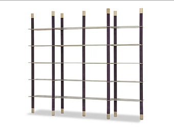 Modular Aluminium Bookcase Mikado BAXTER factory BAXTER from Italy