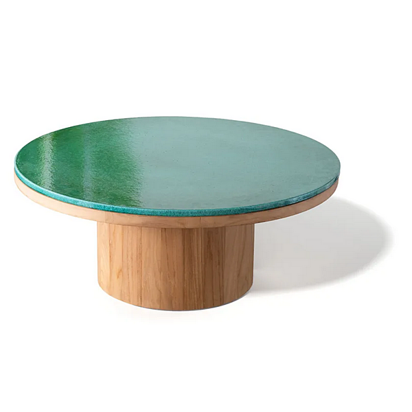 Teak Garden Side Table Frisbee Atmosphera factory ATMOSPHERA from Italy. Foto №3