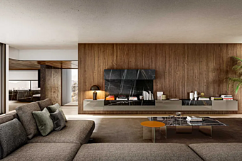 Sectional storage wall LAGO 36E8 0869 Sectional storage wall LAGO 36E8 0869 factory LAGO from Italy