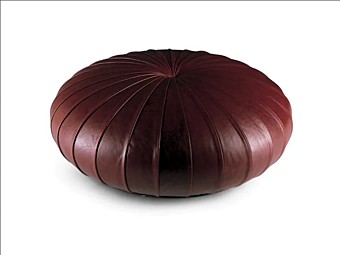 Pouf Esedra из кожи POLTRONA FRAU factory POLTRONA FRAU from Italy