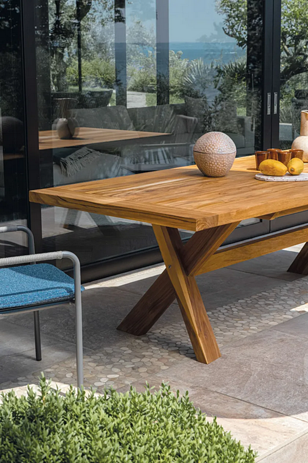 Rectangular teak garden table Atmosphera Typhoon TY.TA.240/TY.TA.300 factory ATMOSPHERA from Italy. Foto №6