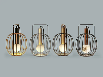 LED Metal Table Lamp Lira Borzalino 105T28 factory Borzalino from Italy