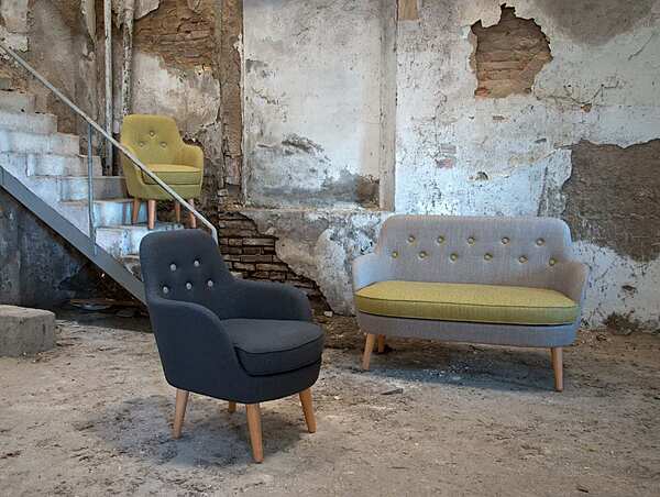 Armchair DOMINGO SALOTTI Cornell factory DOMINGO SALOTTI from Italy. Foto №5