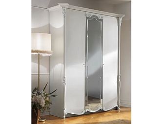 Mirrored wooden wardrobe CASA +39 Puccini 7515