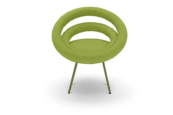 Upholstered fabric easy chair Circle Adrenalina IMB1070219, IMB1070236, IMB1070237, IMB1070239, IMB1070240, IMB1070365 factory ADRENALINA from Italy. Foto №3