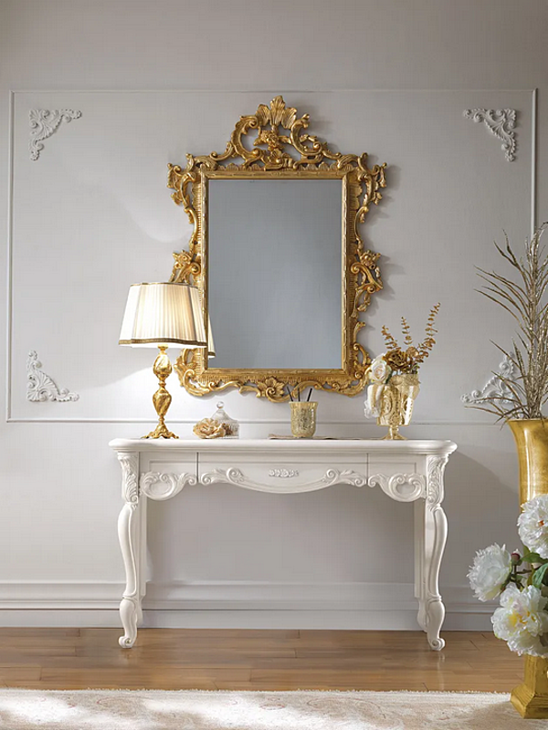 Rectangular Framed Wall Mounted Mirror CASA +39 Puccini 110 factory CASA +39 from Italy. Foto №2