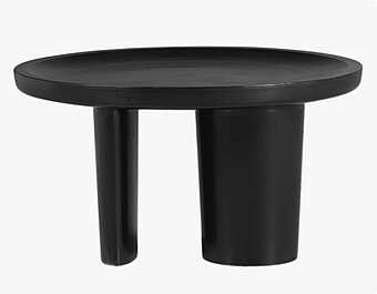 Coffee table Calix Baxter wood and leather factory BAXTER from Italy