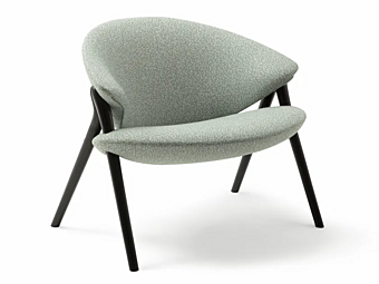 Fabric Armchair with Removable Cover Oliva ZANOTTA