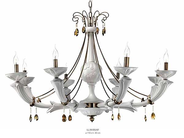 Chandelier LORENZON (F.LLI LORENZON) LL.94/BS/8F factory LORENZON (F.LLI LORENZON) from Italy. Foto №1