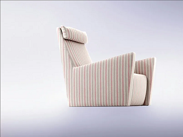 Upholstered armchair with headrest ERBA ITALIA Filosofia factory ERBA ITALIA from Italy. Foto №1