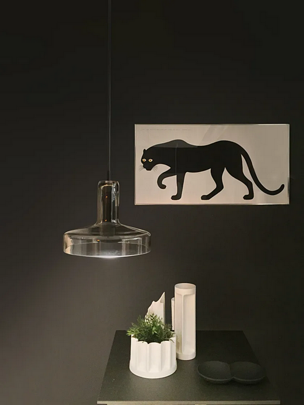 LED Pendant Lamp in Blown Glass by Artemide Stablight factory Artemide from Italy. Foto №4