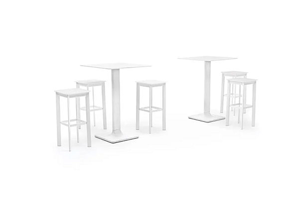 Aluminium stool with footrest VARASCHIN 244SG, 244SGB, 244SGI, 244SGBI factory VARASCHIN from Italy. Foto №2