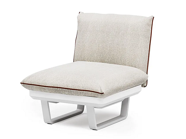 Garden Armchair with Fabric Upholstery Venice Atmosphera factory ATMOSPHERA from Italy. Foto №1