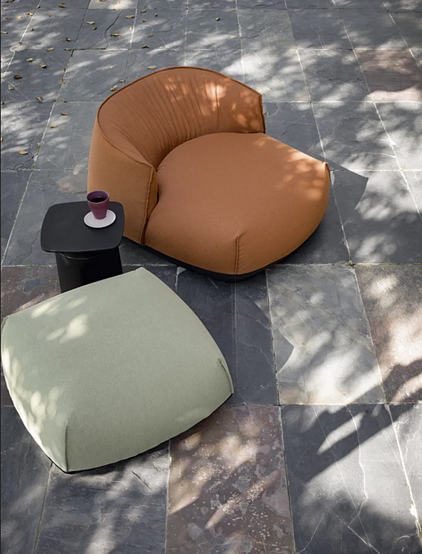 Sunbrella garden armchair with armrests Kristalia Brioni outdoor factory Kristalia from Italy. Foto №11