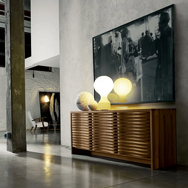 Wooden sideboard with doors Sinuo A 121 DALE factory DALE from Italy. Foto №4