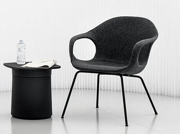 Fabric easy chair with armrests Kristalia Elephant Lounge factory Kristalia from Italy. Foto №1