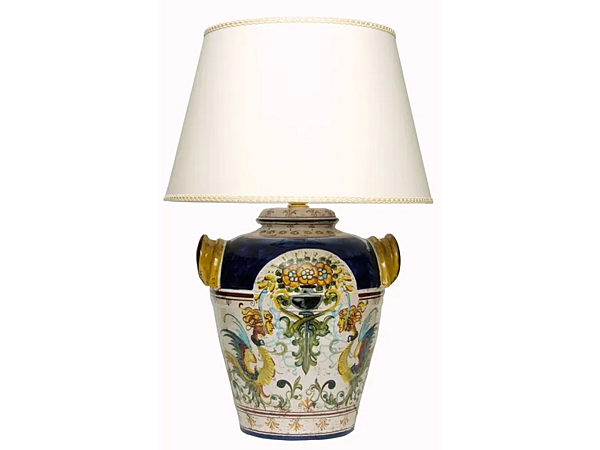 Ceramic table lamp Armi L_Antica Deruta AR/1045/B/L/45 factory L'Antica Deruta from Italy. Foto №1
