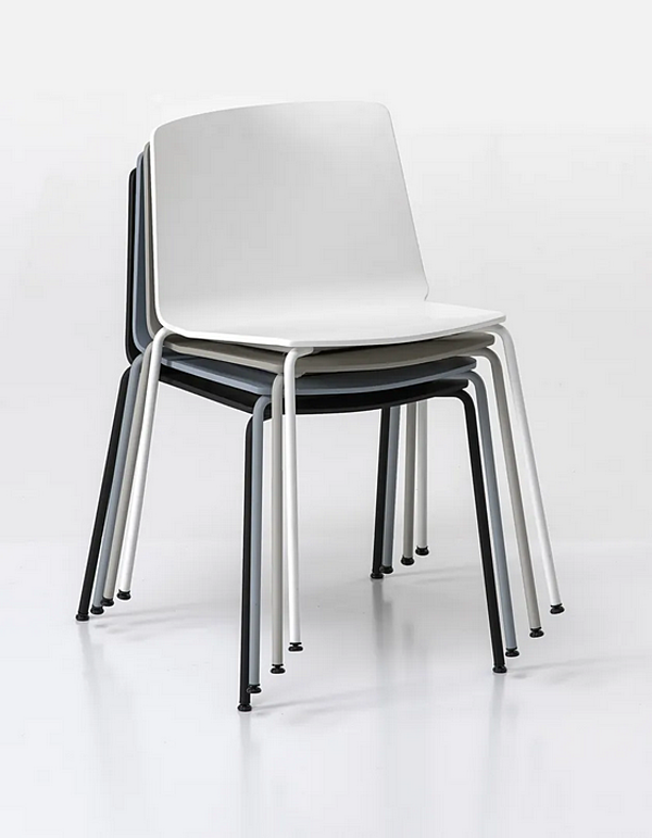 Stackable polypropylene garden chair Rama Kristalia factory Kristalia from Italy. Foto №5