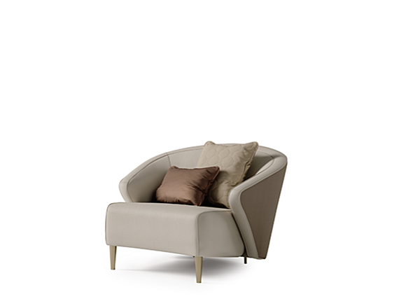 Armchair with armrests upholstered fabric Bizzotto Italia Wave factory Bizzotto Italia from Italy. Foto №2