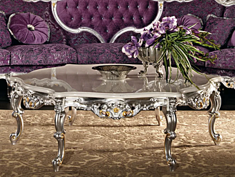 Low solid wood coffee table Modenese Luxury Interiors 11610 factory MODENESE GASTONE from Italy