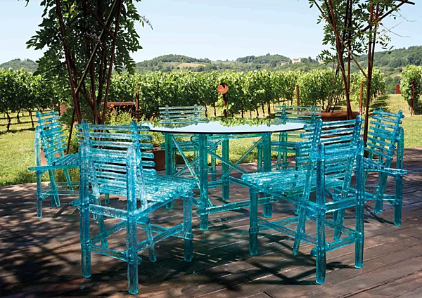 Polycarbonate outdoor chair A Mare Edra AMR010 factory EDRA from Italy. Foto №5