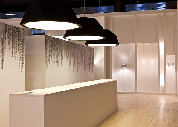 Aluminium pendant lamp Fabbian Crio factory Fabbian from Italy. Foto №23