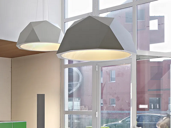 Aluminium pendant lamp Fabbian Crio factory Fabbian from Italy. Foto №35