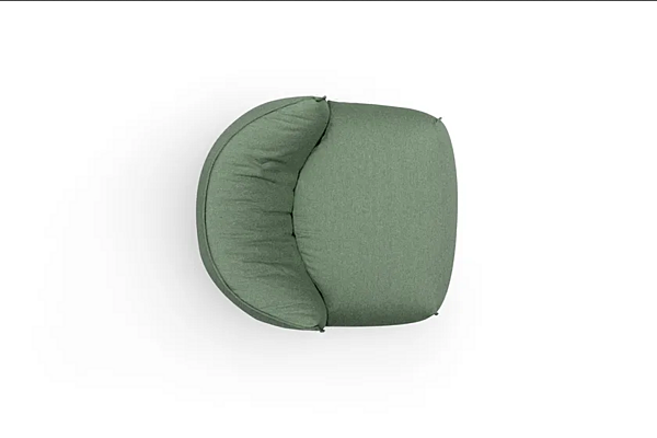 Upholstered fabric armchair Brioni Kristalia factory Kristalia from Italy. Foto №2