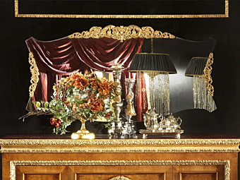 Wall Mounted Mirror A.R. Arredamenti Royal Collection 703/S